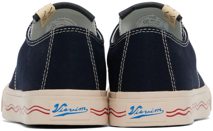 VisVim Navy Seeger Lo Sneakers