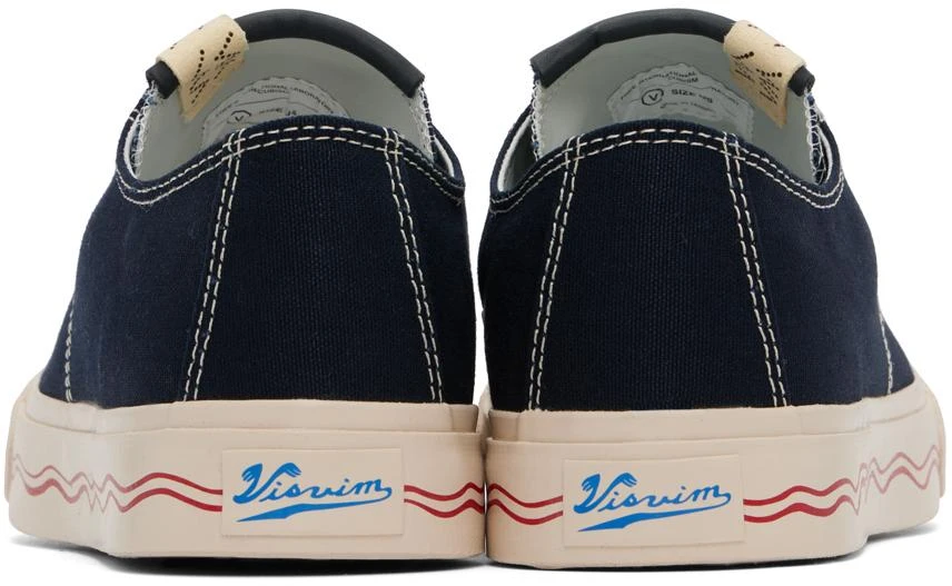 VisVim Navy Seeger Lo Sneakers 2