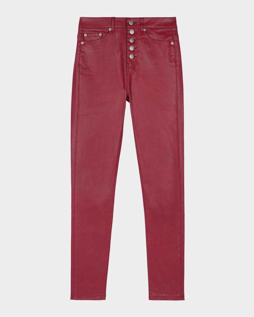 The Kooples Coated Button-Fly Skinny Jeans 1
