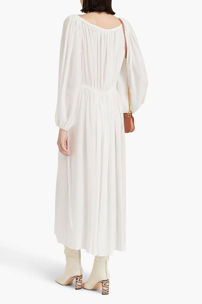 Chloé Silk crepe de chine midi dress 3