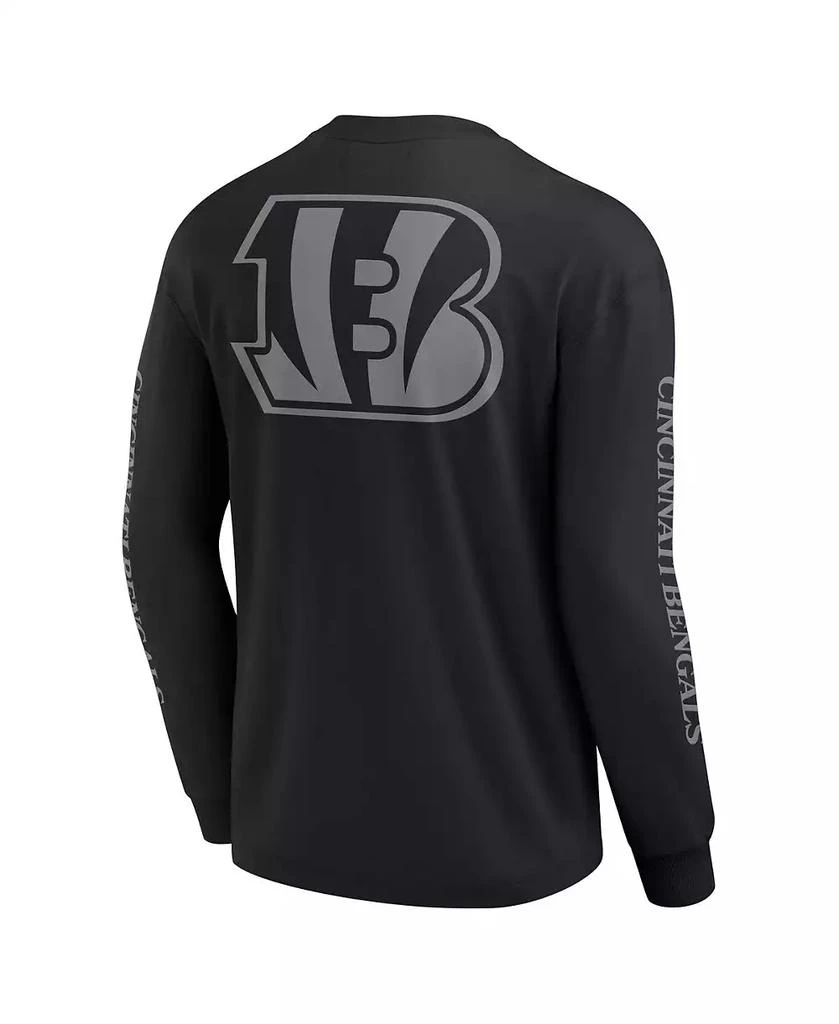 Fanatics Men's and Women's Black Cincinnati Bengals Elements Strive Long Sleeve T-Shirt 3
