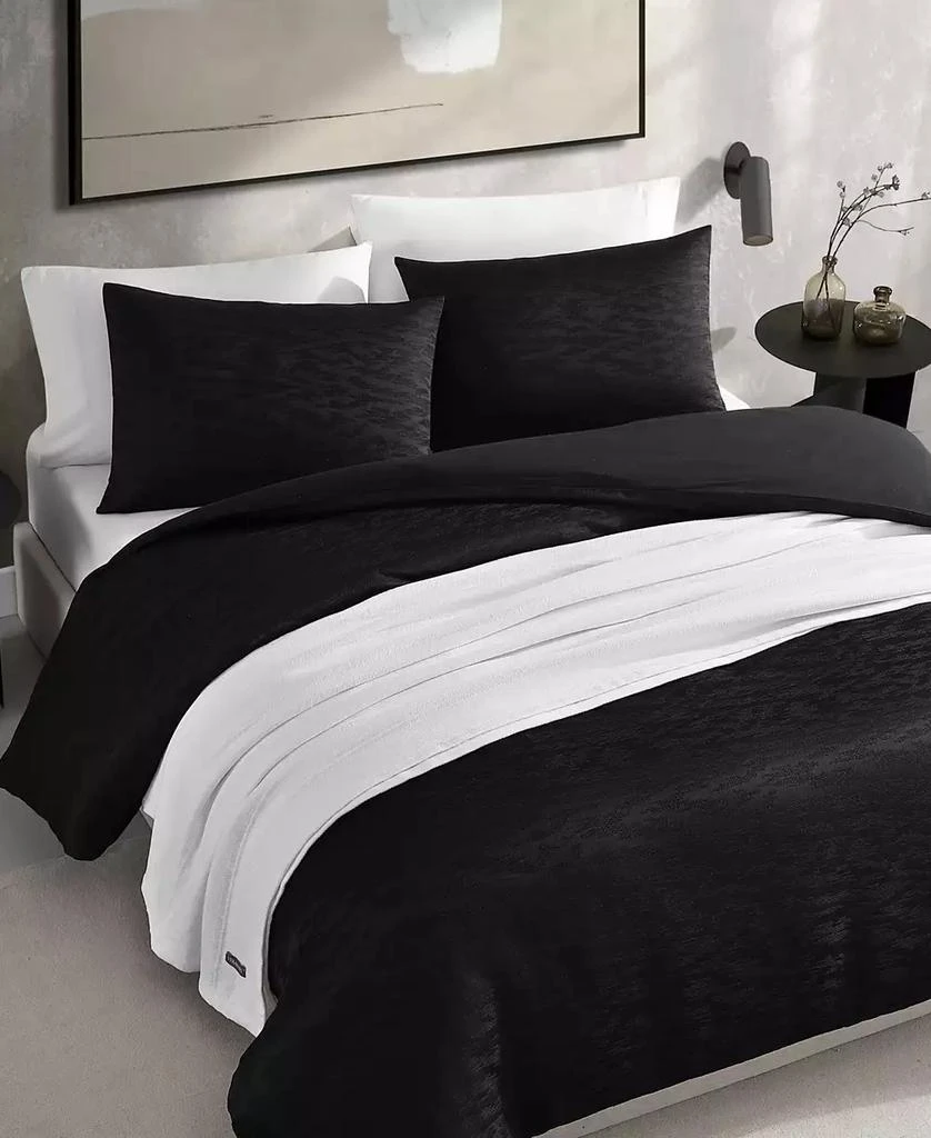 Vera Wang CLOSEOUT! Illusion Textured 3-Pc. Duvet Cover Set 12