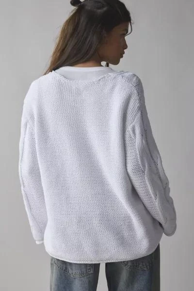 BDG BDG Skylar Oversized Cable Knit Sweater 4