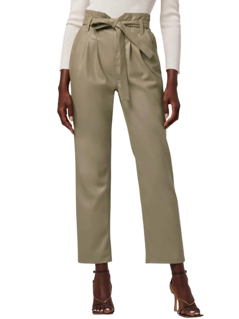 Hudson Remi High Rise Paper Bag Ankle Pants In Chinchilla 1