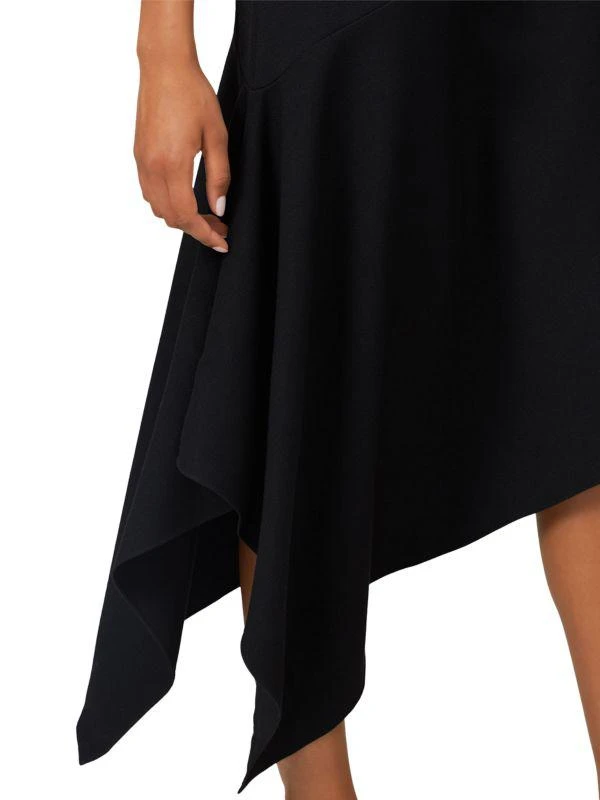 Josie Cap Sleeve Asymmetric Midi Dress 4