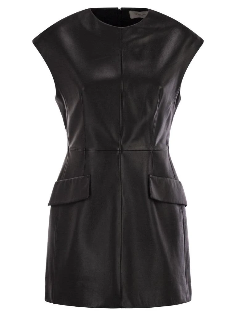 Shop Tefrite02 - Sleeveless Nappa Leather Dress on Sale at BeyondStyle   Get 31% Off Tefrite02 - Sleeveless Nappa Leather Dress with Limited-Time  Flash Deals, Exclusive Discounts, and Special Offers. Enjoy Unbeatable