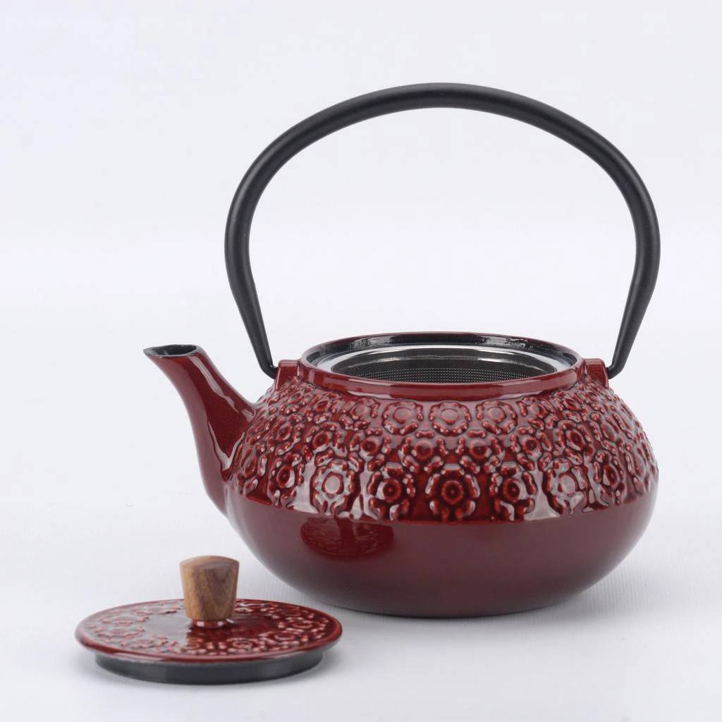 MNML Enameled Cast Iron Teapot - Sakura 4