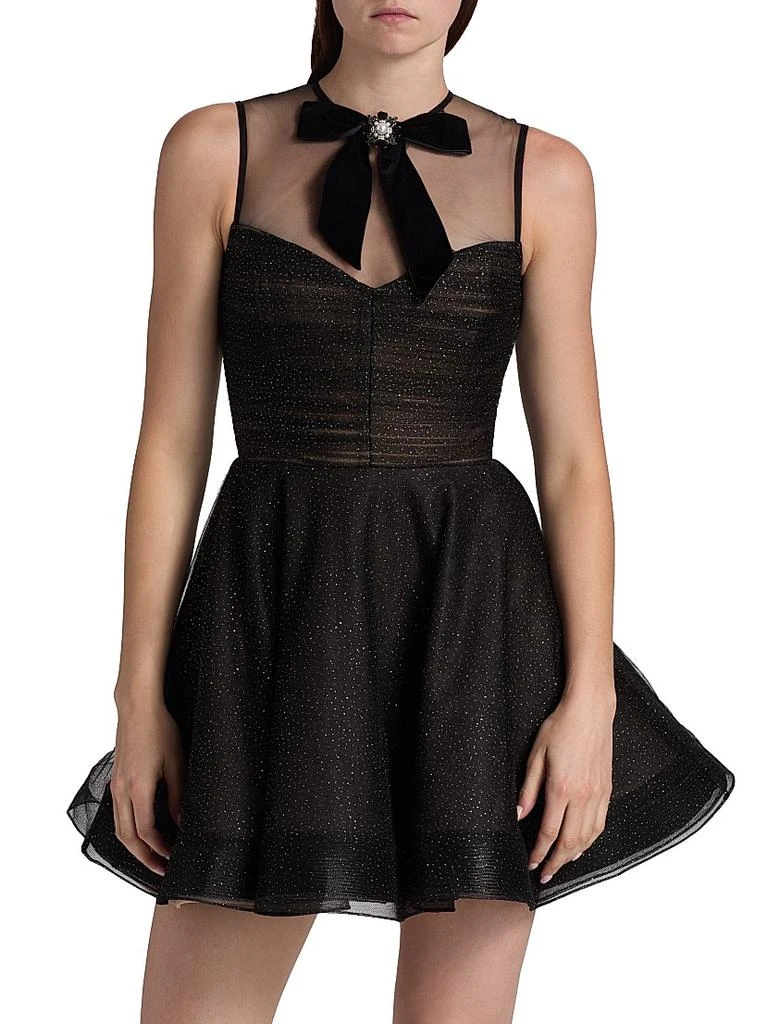 BRONX AND BANCO Charlotte Bow Illusion Minidress 3