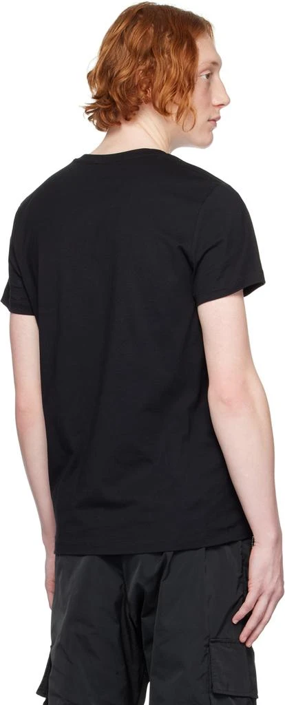 Balmain Black Embossed T-Shirt 3