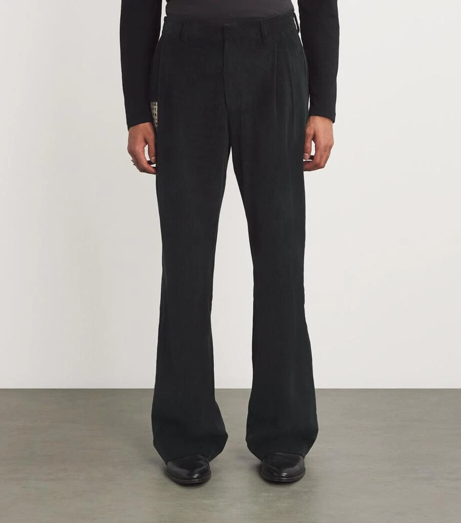 Enfants Riches Deprimes Corduroy Patch-Detail Trousers 3