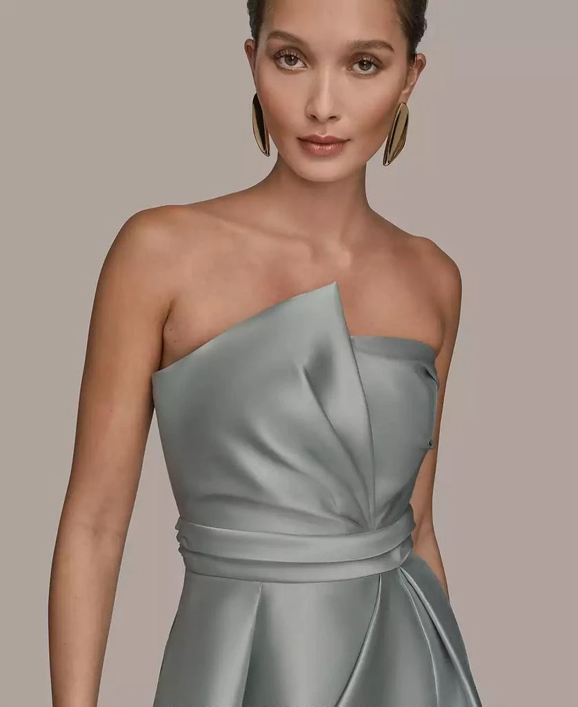 Donna Karan Women
s Strapless Asymmetrical Ball Gown 4