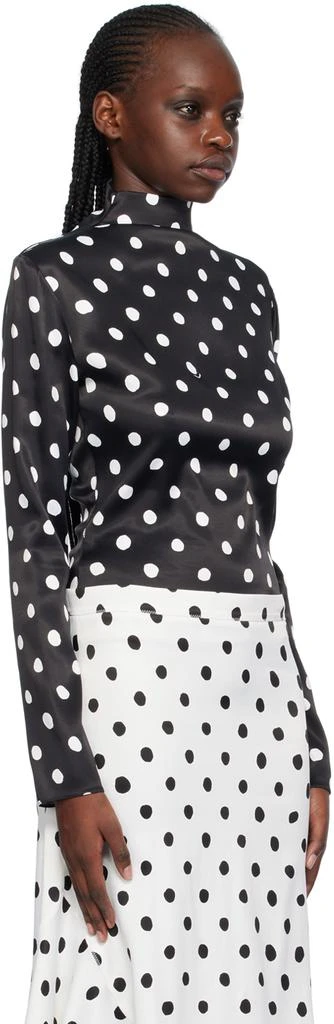 Marni Black Polka Dot Turtleneck 2