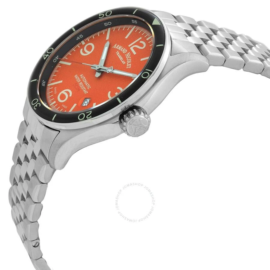 Armand Nicolet M2H Automatic Orange Dial Men's Watch A740HNA-OR-BMA22740A 2