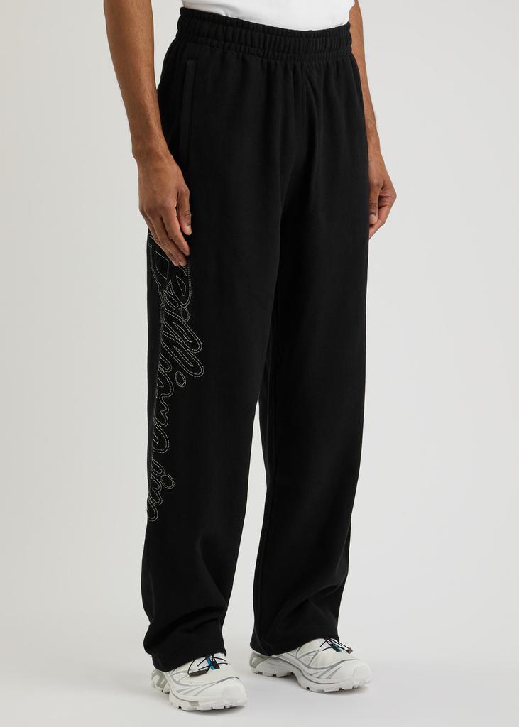 Billionaire Boys Club Script logo-embroidered cotton sweatpants