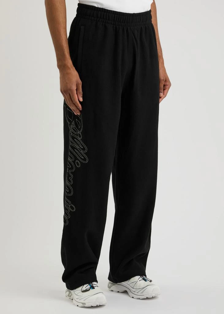 Billionaire Boys Club Script logo-embroidered cotton sweatpants 2