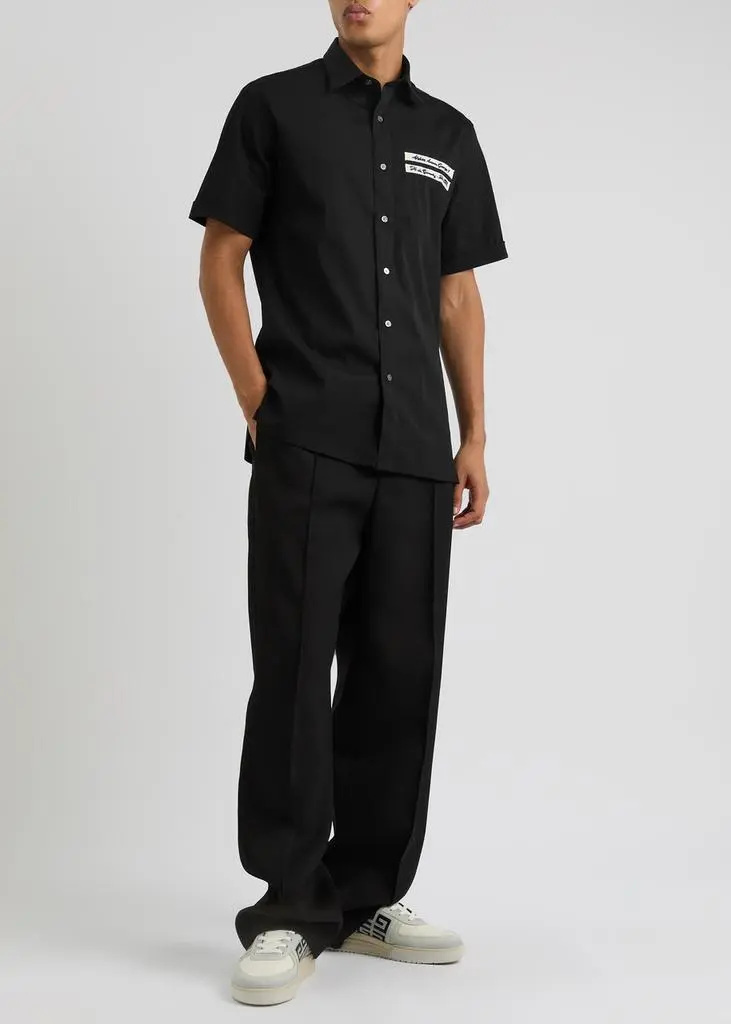 Givenchy Logo cotton-blend shirt 4