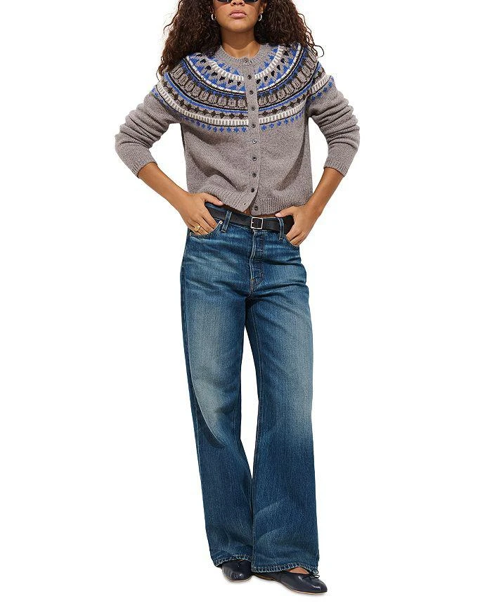 Alex Mill Amina Fair Isle Sweater in Wool 2