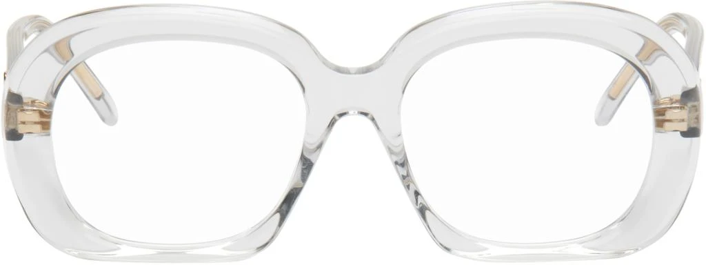 Loewe Transparent Curvy Glasses 1