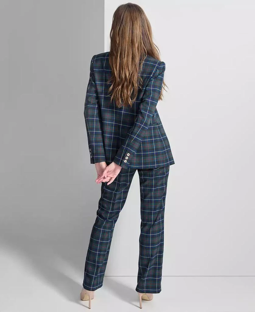 Tommy Hilfiger Women's Slim Fit Checked Blazer 5