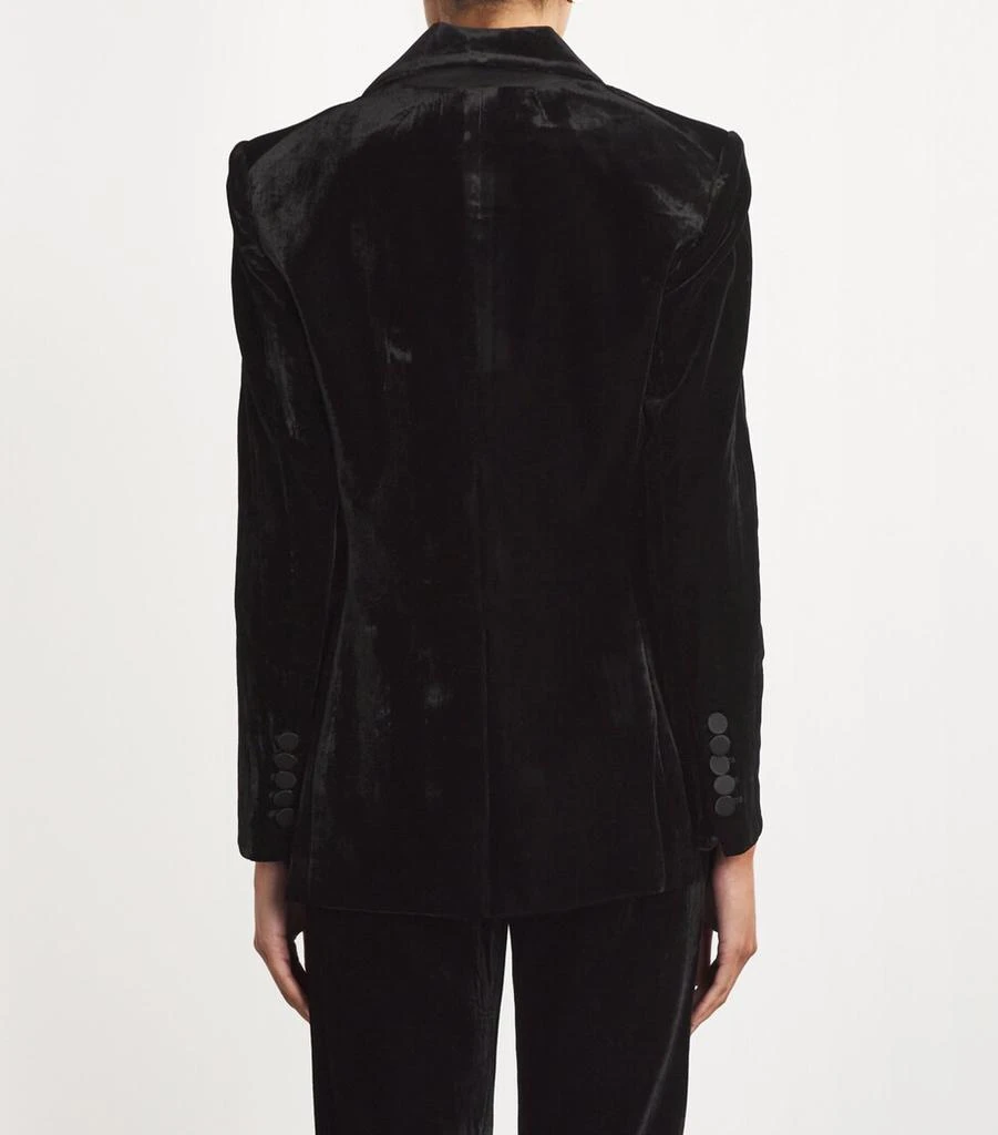 VERONICA BEARD Velvet Ellette Dickey Blazer 4