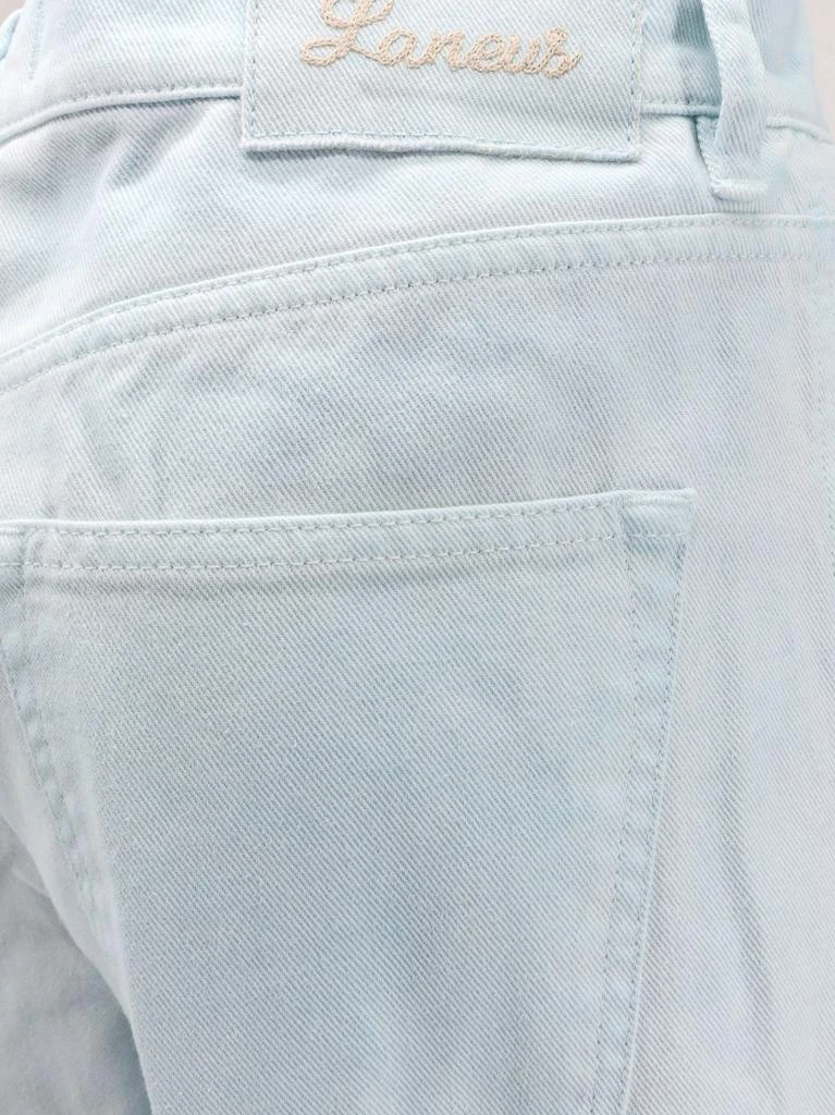 LANEUS Denim trouser with rewashed effect 2