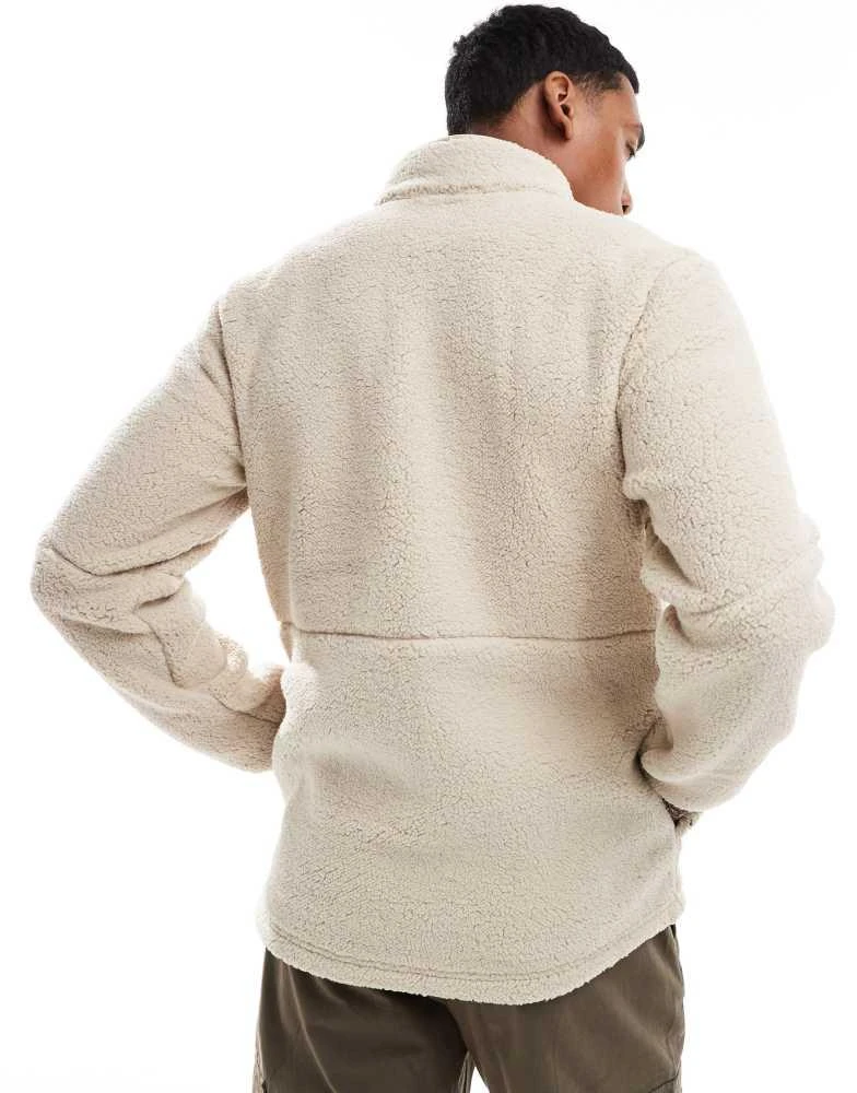 Columbia Columbia Mountainside heavyweight fleece in brown 3