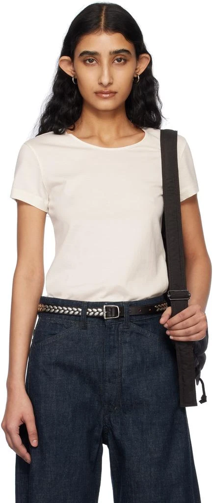 Lemaire Off-White Fitted T-shirt 1
