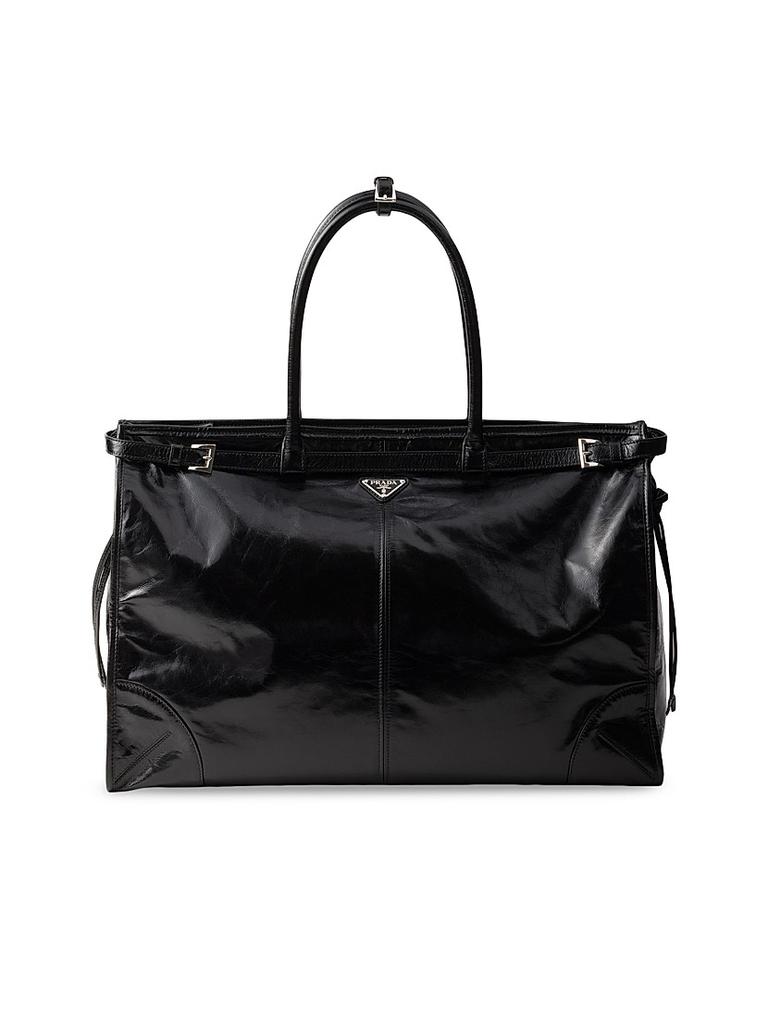 Prada Bonnie Large Leather Handbag - Tote Bags - Compare