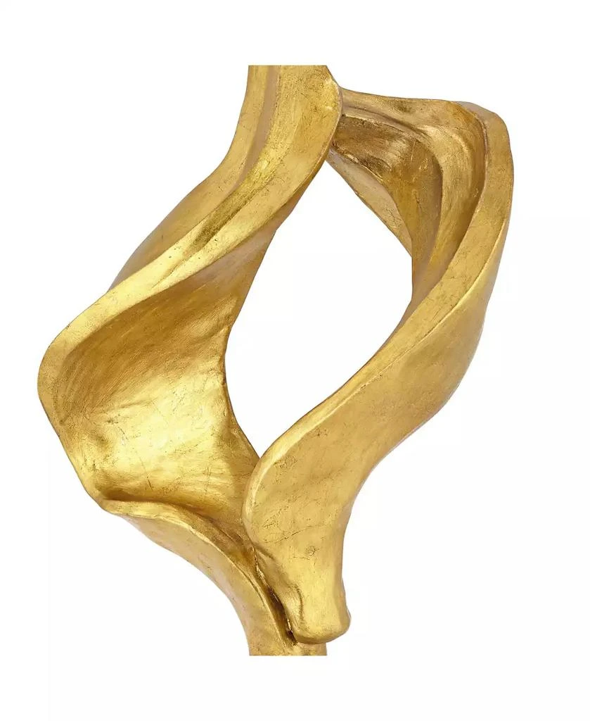 Possini Euro Design Hera Modern Vintage Glam Table Lamp 31" Tall Sculptural Rose Gold White Shade Bedroom Living Room Bedside Nightstand Office Kids 4