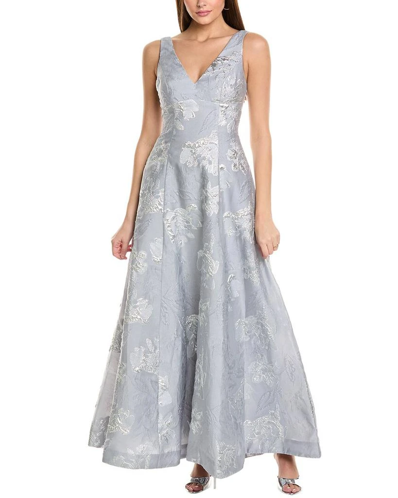 Monique Lhuillier Madeline Jacquard Gown 1