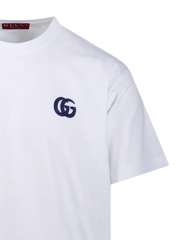 Gucci Gucci Logo Embroidered Crewneck T-Shirt 4
