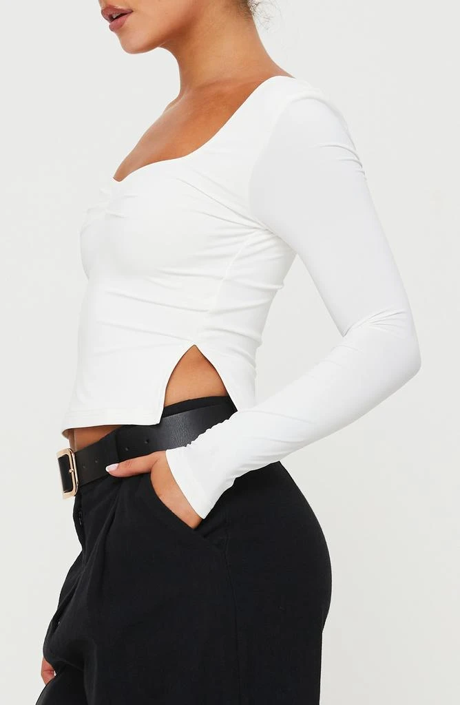 Princess Polly Rehna Side Slit Long Sleeve Top 3