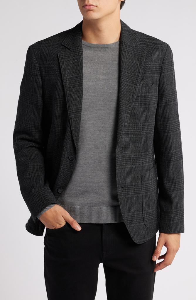Nordstrom Martelli Plaid Knit Wool Sport Coat