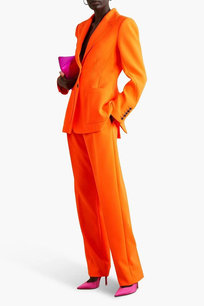 CHRISTOPHER JOHN ROGERS Neon crepe tapered pants 2