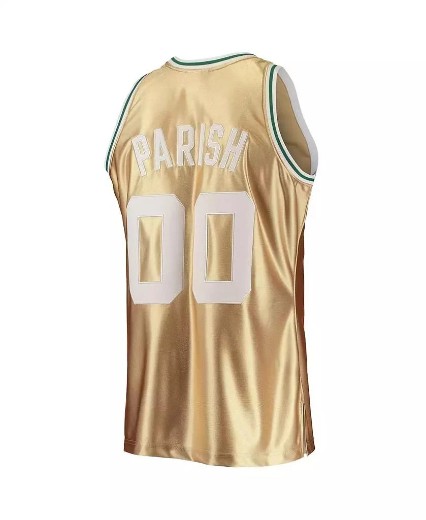 Mitchell & Ness Men's Robert Parish Gold Boston Celtics 75th Anniversary 1985-86 Hardwood Classics Swingman Jersey 3
