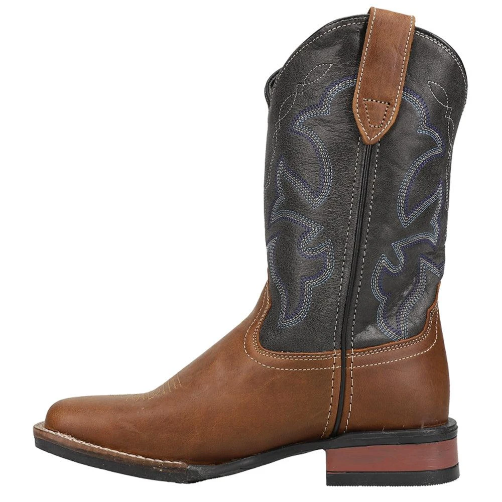 Roper Monterey Square Toe Cowboy Boots (Big Kid) 3