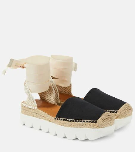 Canvas wedge espadrilles – On Sale Now with Up to 32% Off