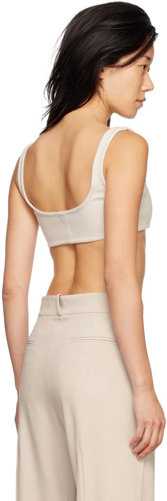 Yuzefi Off-White Scoop Tank Top 3