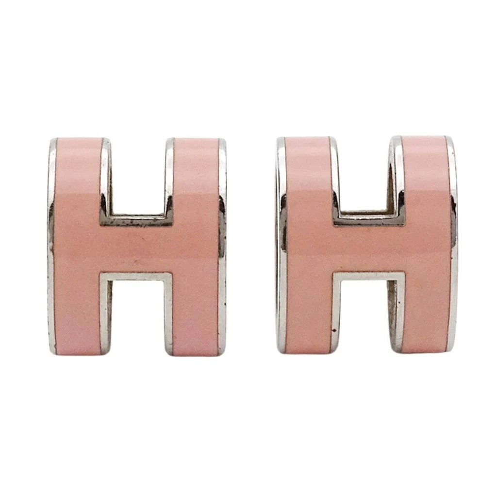 Hermes gold Plating Stud Earrings (Pre-Owned) 2