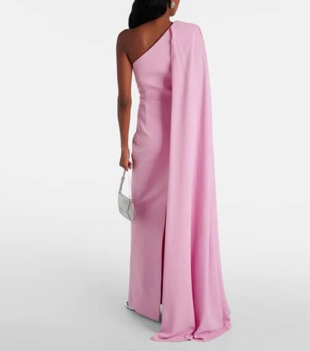 REBECCA VALLANCE Odetta one-shoulder gown 3