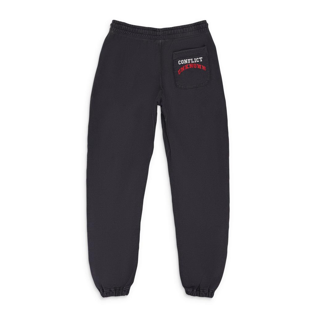 Saint Michael BLACK DENIM TEARS STRUGGLE SWEATPANTS