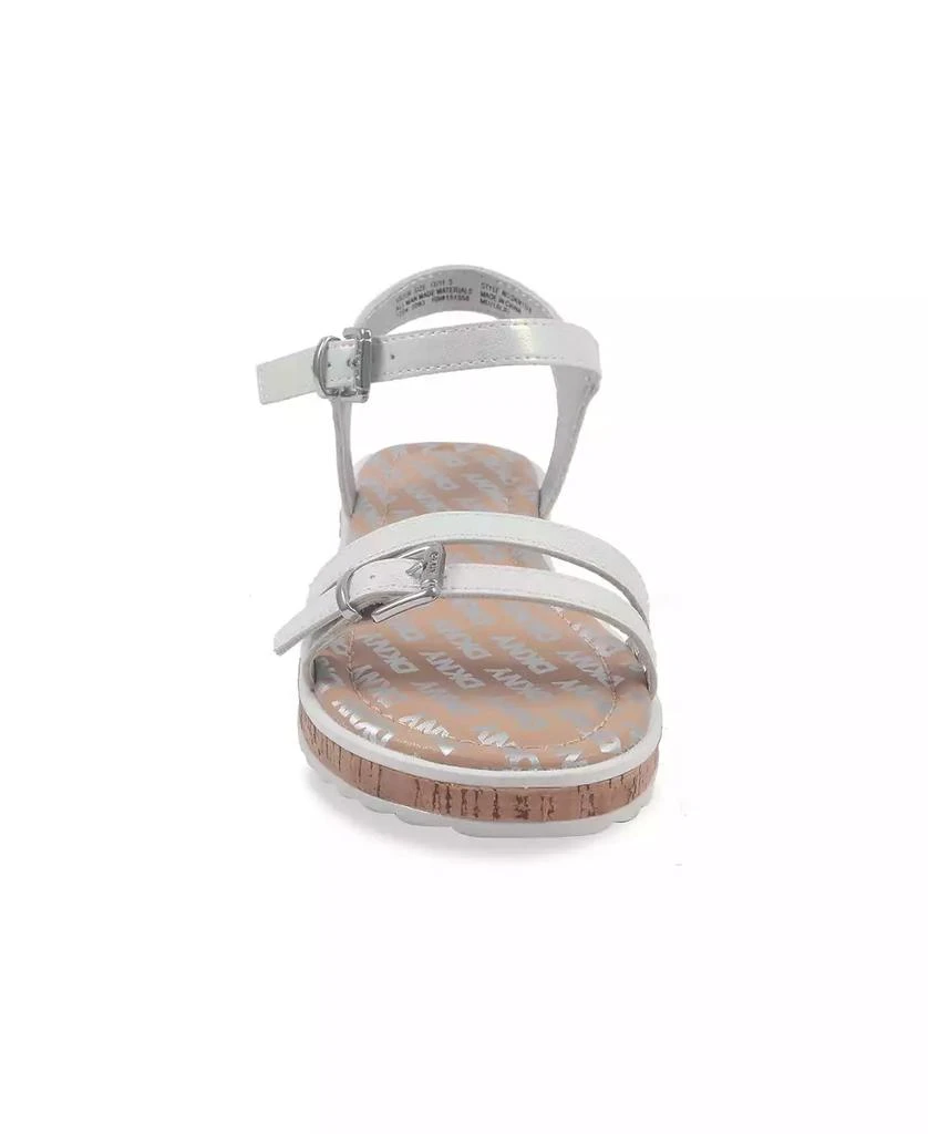 DKNY Little and Big Girls Tessa Carina Double Strap Sandal 3