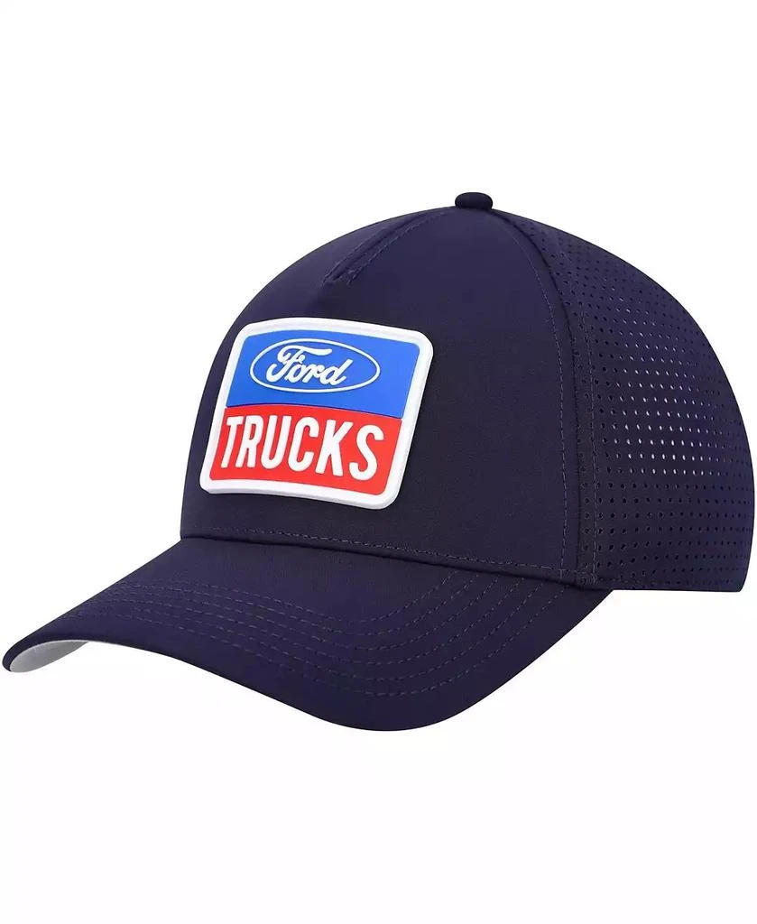 Shop Men's Navy Ford Super Tech Valin Trucker Snapback Hat on Sale - Main Image