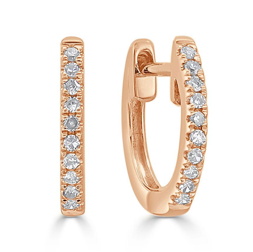 Sabrina Designs 14k Gold & Diamond Huggie Earrings