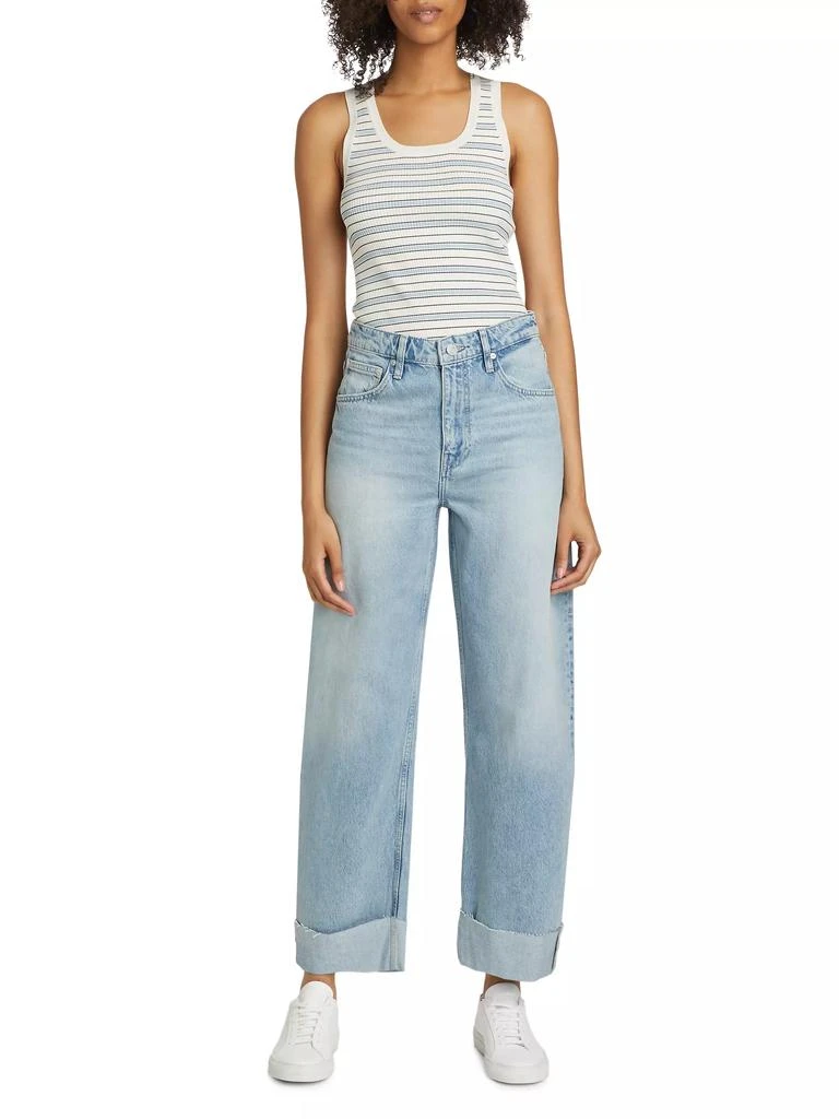 FRAME Barrel Cuffed-Hem Jeans 2
