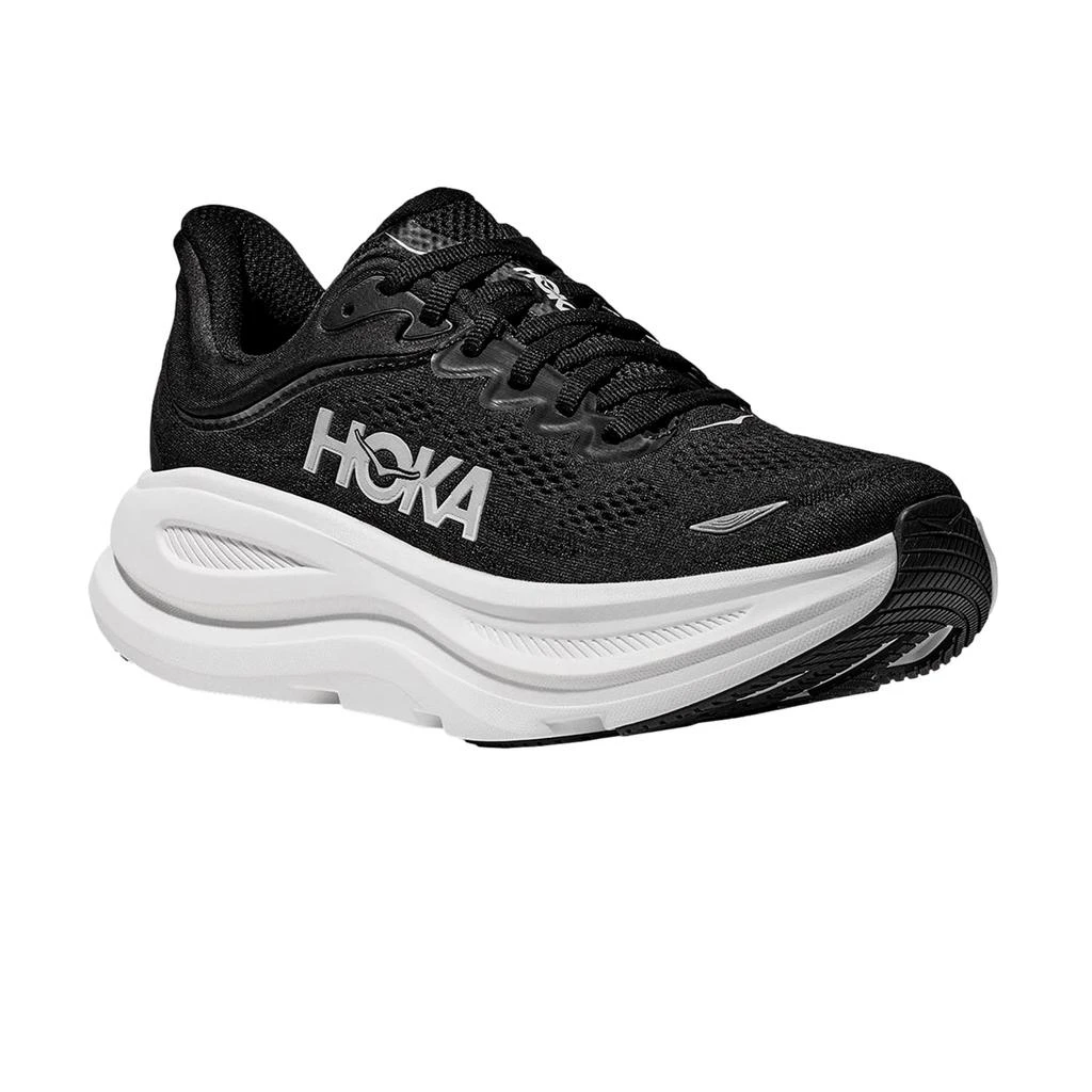 Hoka One One Bondi 9 Black / White  1162013-BWHT Men's 4