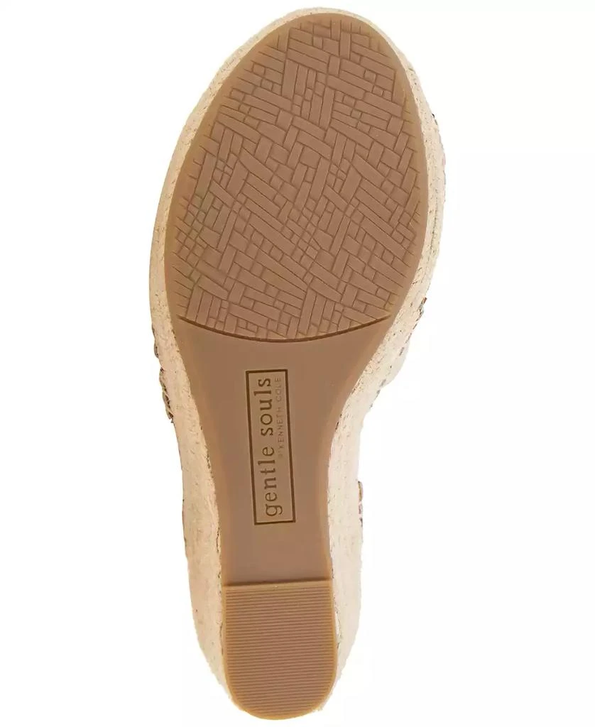 Gentle Souls Women's Caspain Wedge Sandals 5