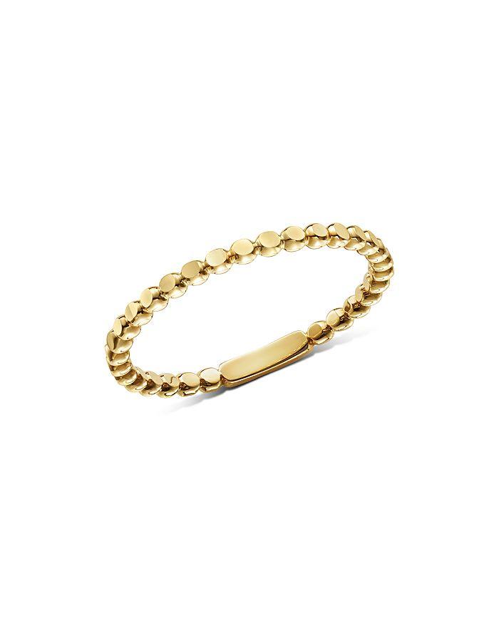 Moon & Meadow Beaded Ring in 14K Yellow Gold - Exclusive