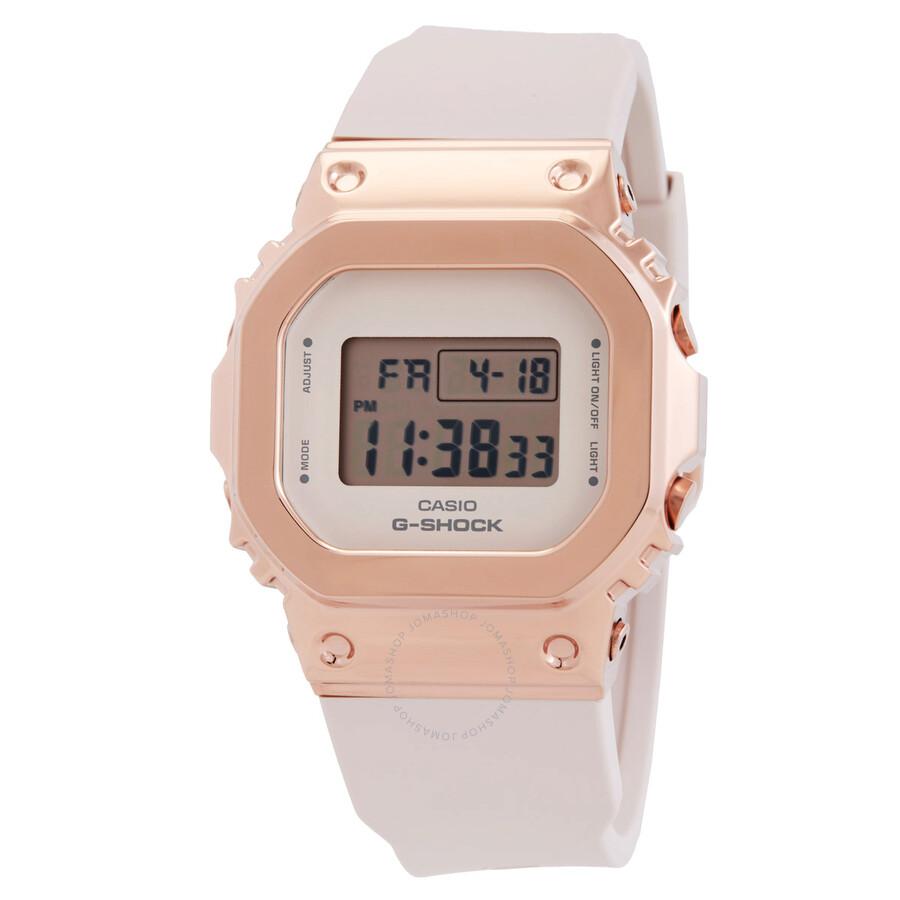 Casio G-Shock Alarm Chronograph GMT Quartz Digital Ladies Watch GM-S5600PG-4