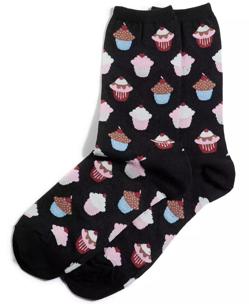 Hot Sox Women's Cupcake Fashion Crew Socks 1